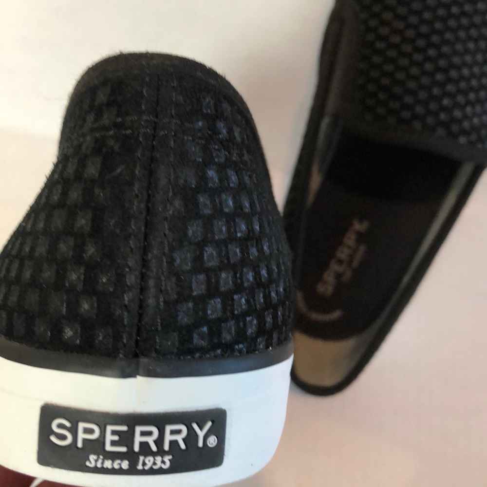 SPERRY Crest Twin Perf Sneakers Women Shoes black